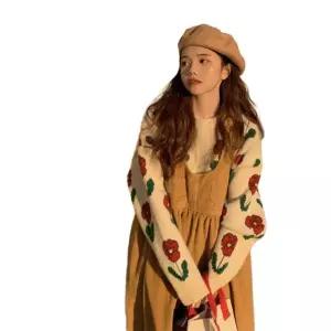 오버핏 겨울 빅사이즈 하객룩 가을 오피스 싱글 카키 멜빵 원피스 M