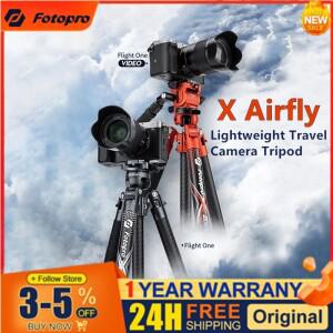 Fotopro X Airfly 경량 여행용 카메라 삼각대( 볼 헤드 포함) 소형 휴대용 전문 섬유