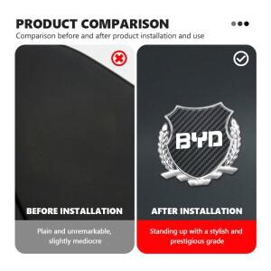자동차 로고 연료 탱크 장식 스티커 창문 3D 밀 이삭 BYD Tang MAX DMI Qin EV600 Han EV Yuan Song PLUS