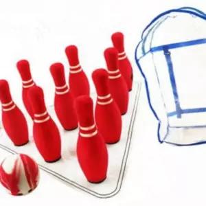 어린이볼링 플라스틱 핀 실내 스포츠 유아 체육 교구 놀이 32cm