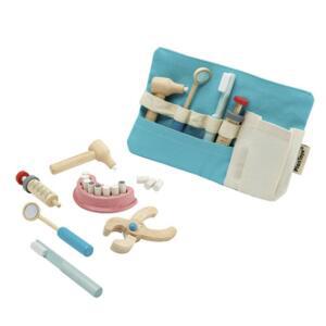 원목 치과의사 놀이 세트 병원 진찰 이빨 모형 장난감