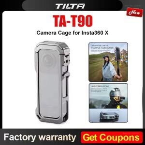.TILTA Insta360 X5 보호 액세서리용 풀 카메라 케이지 키트(수평 장착 플레이트 포함) 티타늄 TA-T90