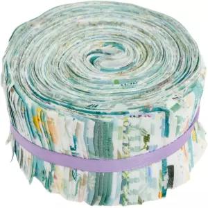 퀼팅용 IFOKAMOG 80Pcs 젤리 롤 원단 스트립 2.5인치 x 20인치 프리 컷 프린트 면 번들 파인 천 퀼트 DIY용