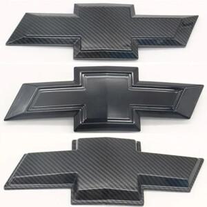 쉐보레 에피카 캡티바 로바 스파크 크루즈 말리부  자동차 그릴 테일 로고 배지 스티커호환  검정색 앞뒤