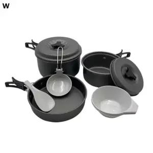 다인용 캠핑용 경질 코펠세트 2~3인용