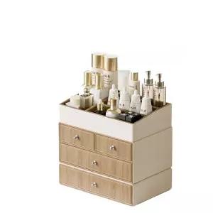 원목 화장품정리대 립스틱 진열대 서랍 메이크업 선반 수납 향수 엔틱 보관함