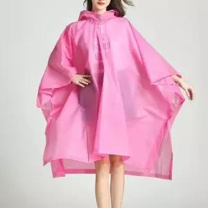 장마 대비 코트 판초 형 남녀공용 레인코트 우비 우의 (WFKBXR8)