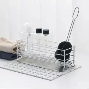 물빠짐 구조 홀더 거치대 세제 랙 정리 수납 주방 스테인리스 싱크대