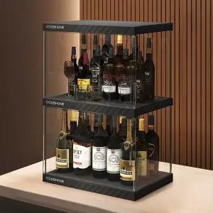 위스키진열장 미니 술장식장 와인 양주 위스키장 수납장 선반 유리장 술장 진열장 철제