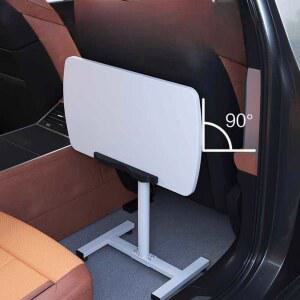 차량용책상 뒷 석 차테이블 작업용 식사 탁자 멀티트레이 간이 노트북 받침대 조절