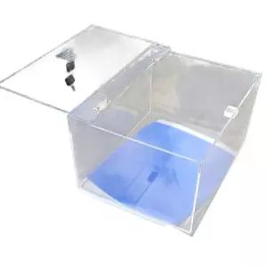 아크릴 투표함 뽑기함 경품 응모함 추첨함 자물쇠