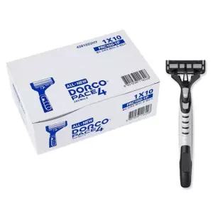 디디샵 올 뉴 페이스4 면도기 도루코 10개입일회용 가정용면도날 간편 편리 교체용 휴대용