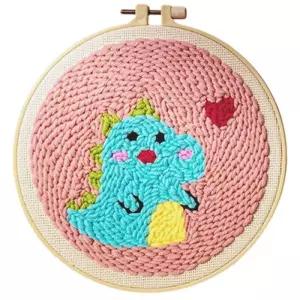 자수콕콕-공룡프랑스 패키지 세트 DIY 키트