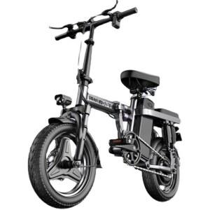 JS ENGWE X5S 체인없는 축전동 초경량 48V 소형 출퇴근 8단 전기자전거 자전거