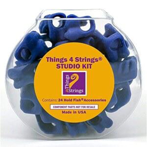 브라이트 블루 씽즈 4현 바이올린/비올라 피쉬 교구 스튜디오 키트 보유 액세서리