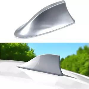 이딤엘 카 샤크 핀 안테나 커버 접착 테이프가 있는 탑 루프 에어리얼 베이스 AM/FM 라디오 신호