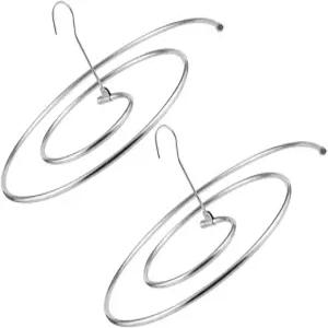 2Pcs 나선형 퀼트 랙 담요 건조 걸이 시트 스테인리스 스틸 실내 실외 사용