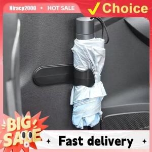 1/2개 자동차 차량용 우산 홀더 카시트 훅 다기능 클립 수납 랙 정리함 내부 액세서리용)