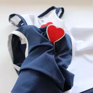 코코아허니 하트뿅 찰랑티강아지나시 민소매 상의옷 패션 상의 여름 셔츠 강아지 애견 반려견