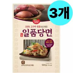 동원 일품 당면 잡채 500g X 3개 갈비탕 찜닭 마라탕