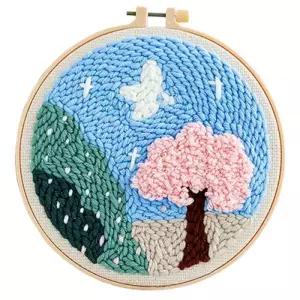 자수콕콕-나무DIY 키트 프랑스 패키지 세트