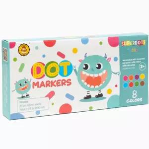 도트 물감 8색어린이미술놀이 키즈 컬러 색칠 칠놀이 어린이용 그림