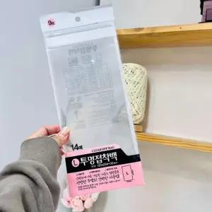 9호 뉴 14매x20개 접착백 L 투명 120x250비닐포장 택배 투명백 의류폴리백 OPP봉투 미니 미니지 비닐백