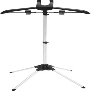 조절 가능한 신축성 로드 접이식 걸이식 스티머 스탠드 캐빌록 의류 랙은 효율적인 다림질 및 건조