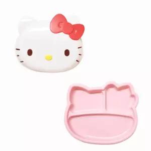 식판 스케이터 유치원 어린이 캐릭터 아동아기 이유식그릇 식기 간식 세트 키즈 어린이집 키티