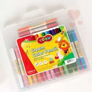 크림 36색 아기크레파스 칼라펜슬 아기크레용