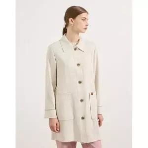 [하프클럽/레노마레이디]버튼 싱글 트렌치코트-R1F11WBB020