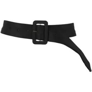 스타일리시 트렌치 벨트 코트 패딩 버클 허리끈 스트랩 패브릭 블랙 4.5cm 100cm