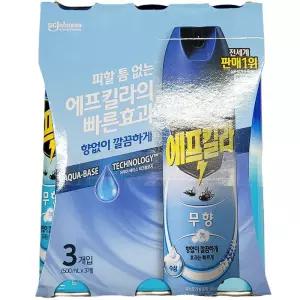 향없이 깔금하게 효과 빠르게 모기 살충제 500ml 3개해충잡이 에어로졸 제거 스프레이약 스프레이 뿌리는벌