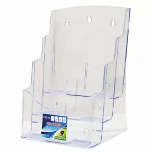 테이블 카다로그꽂이 3단 브로셔 스탠드 파일보관함 홍보물 팜플렛 전단지 진열대 종이 잡지 거치대 매거진