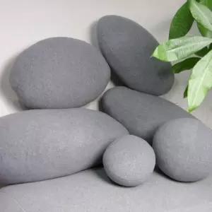 돌쿠션 조약돌모양 베개 가정용 대형쿠션 소품 스톤텍스쳐