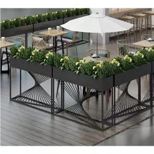 야외 화분대 파티션 울타리 선반 레스토랑 철재
