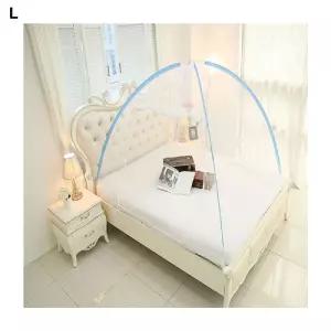 원터치 모기장5-6인용(180x200)침실 안방 텐트형 가정용 실내 캐노피 침대 방충