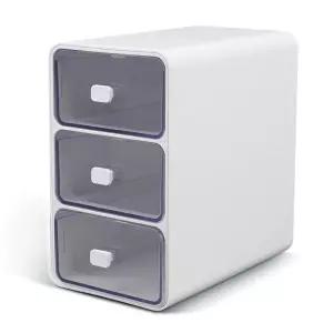 시스맥스 3단 미니미 소품함 곰돌이 서랍형 문구 수납정리함 필기구 보관함 다용도 학용품함 책상위 사무