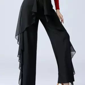 라인댄스여름바지 플라잉 하이웨스트 팬츠 라틴 무대의상 댄스복 모던 바