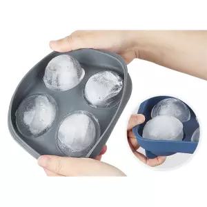 하이볼 위스키 왕얼음 미니 4구 실리콘 타원형 얼음틀 아이스메이커