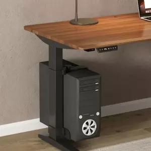 모션데스크 컴퓨터본체 거치대 책상 홀더 고정형 정리대