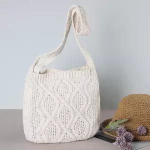 여성 니트 크로스백 에코백 뜨개 가방 에코백 여성가방 가벼운가방