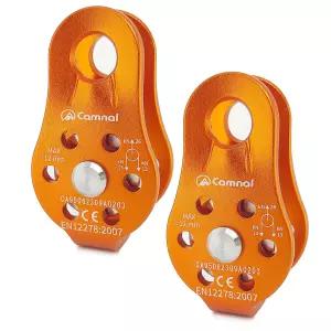 26K 클라이밍 고정판 마이크로 풀리 암벽 등반 래플링 집라인 스포츠 등을 위한 범용 소형 싱글 시브 홀링