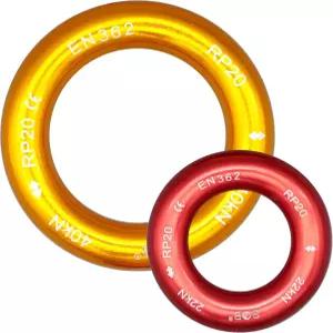 암벽 등반 수목가 구조 해먹 슬랙라인 텐션을 위한 SOB 알루미늄 합금 래펠 링 장비 클라이밍 벨레이 오링