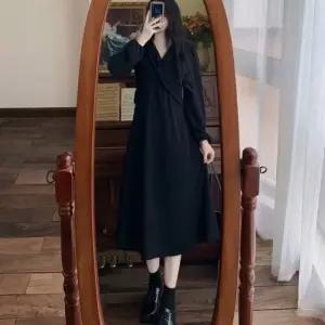 미니원피스 꼬임 A라인 디자인 체형커버 여성원 (WFKEO7Z)