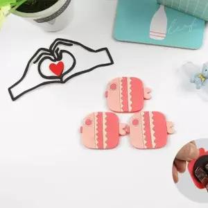 물고기 모형 자석 화이트보드 교육용 냉장고 부착 보드 핑크색 WFIMNC3