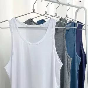 국산 러닝 민소매 쿨 남성 인견 메리아스 런닝 이너심리스나시 무봉제