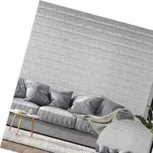 포인트벽지 폼블럭 블럭아이 스티커 방한벽지 10mmX1mX20m/벽돌