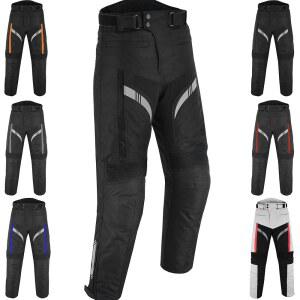 남성 방수 장갑 모터사이클 팬츠 자전거용 탈착식 보호대가 있는 코르두라 텍스타일