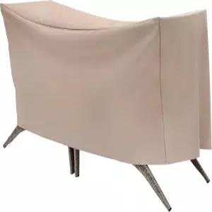 모던 레저 3114 베이직 파티오 비스트로 테이블 의자 세트 커버 65인치 L x 32인치 W 30인치 H 베이지